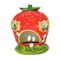 Blue Sky Clayworks: Strawberry Shortcake Berry Sweet Cottage Candle House